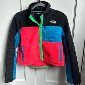 RARE neon North Face fleece